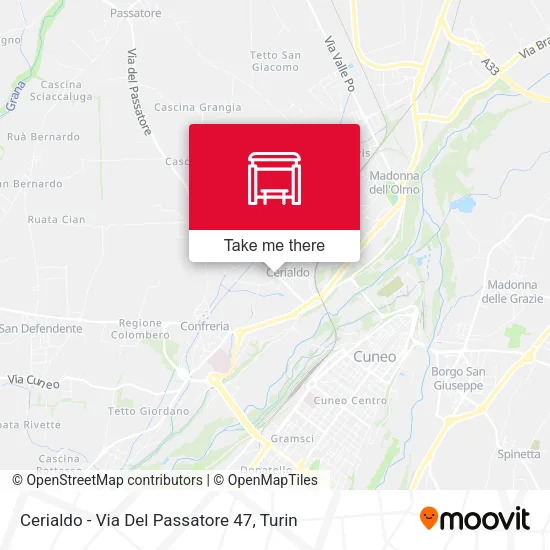 Cerialdo - Via Del Passatore 47 map