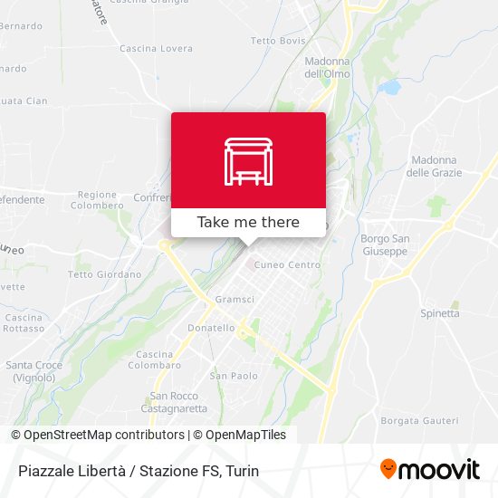 Piazzale Libertà / Stazione FS map