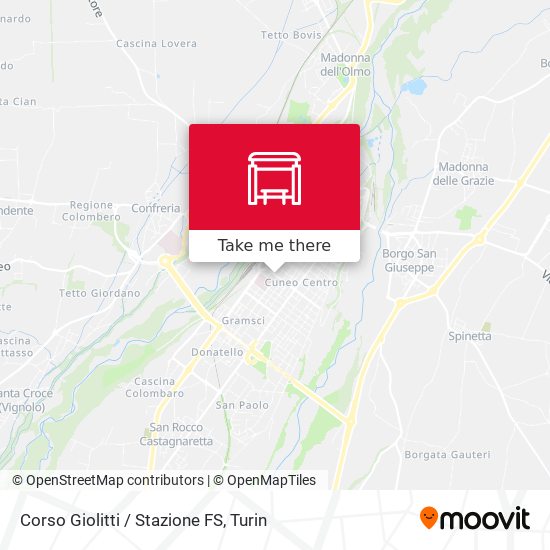 Corso Giolitti / Stazione FS map