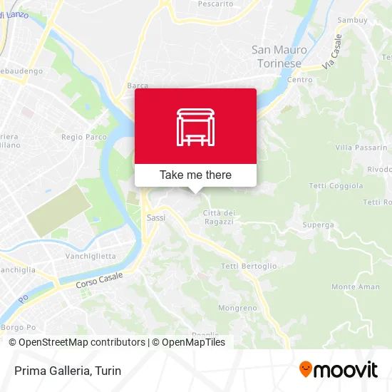 Prima Galleria map