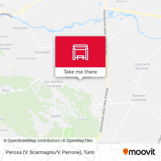Perosa (V. Scarmagno / V. Perrone) map
