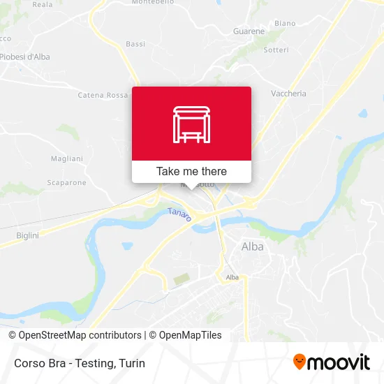 Corso Bra - Testing map