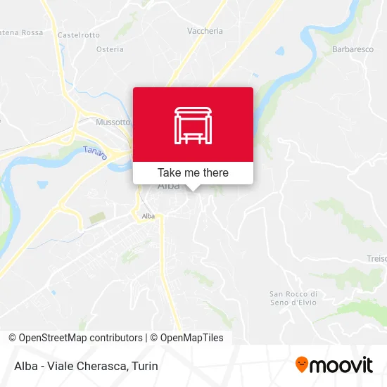 Alba - Viale Cherasca map