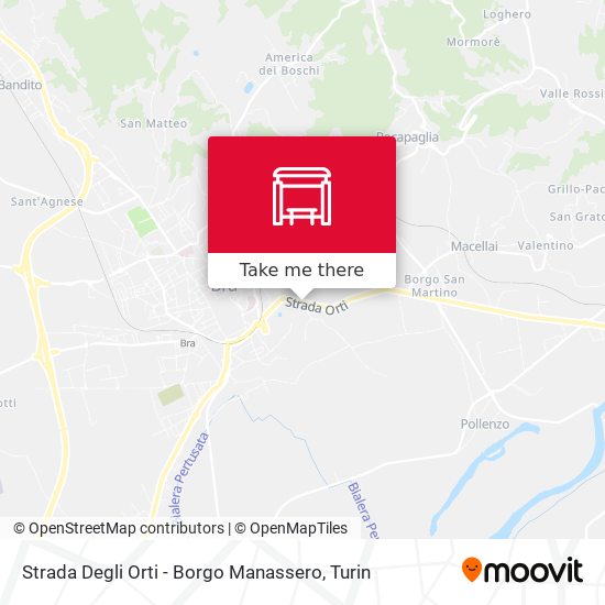 Strada Degli Orti - Borgo Manassero map
