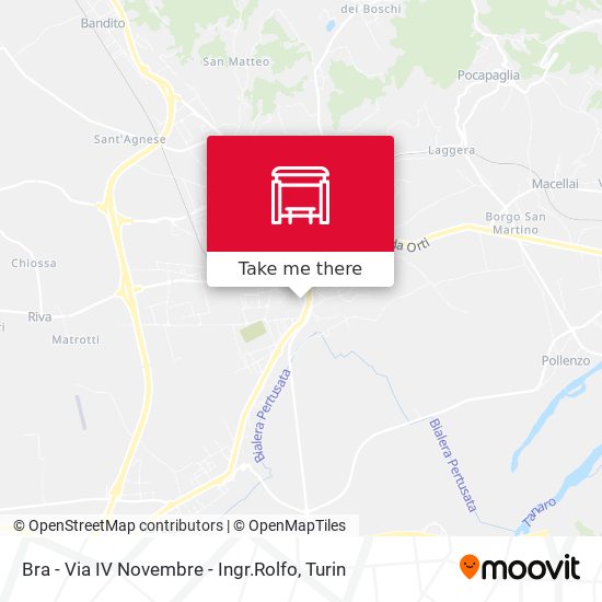 Bra - Via IV Novembre - Ingr.Rolfo map