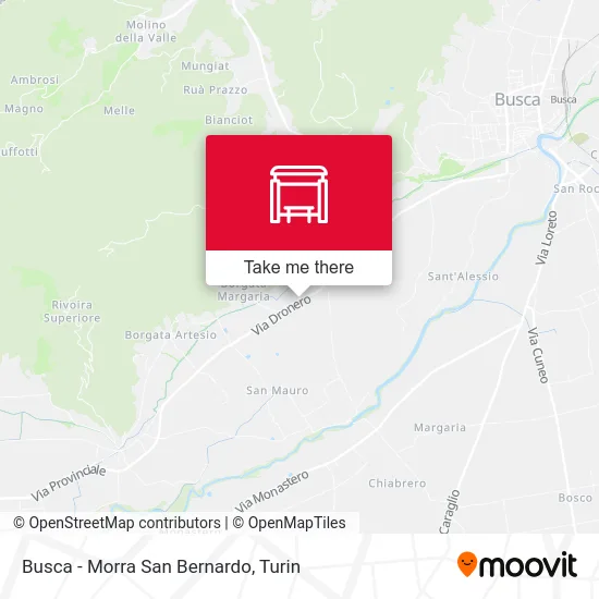 Busca - Morra San Bernardo map