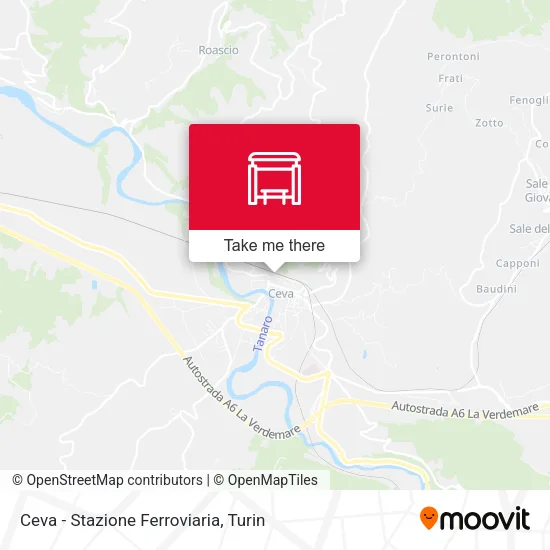 Ceva - Stazione Ferroviaria map