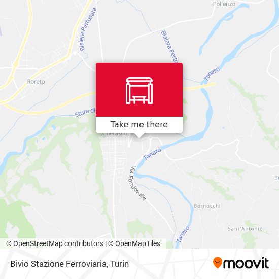 Bivio Stazione Ferroviaria map