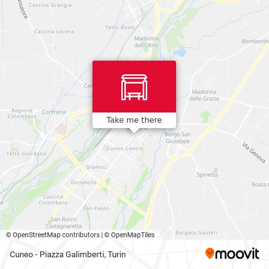Cuneo - Piazza Galimberti map