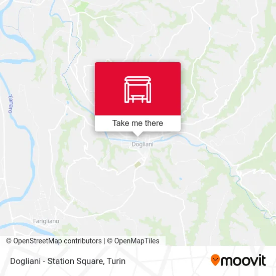 Dogliani - Station Square map