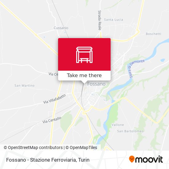 Fossano - Stazione Ferroviaria map