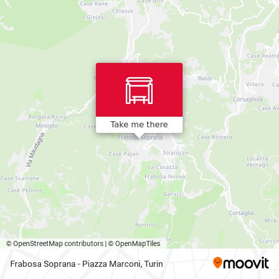 Frabosa Soprana - Piazza Marconi map