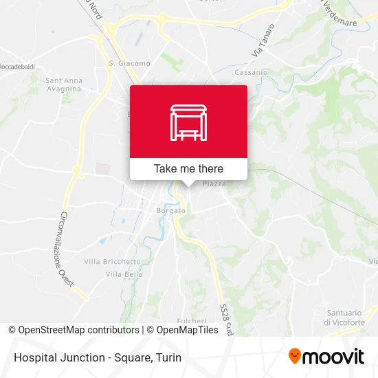 Hospital Junction - Square map