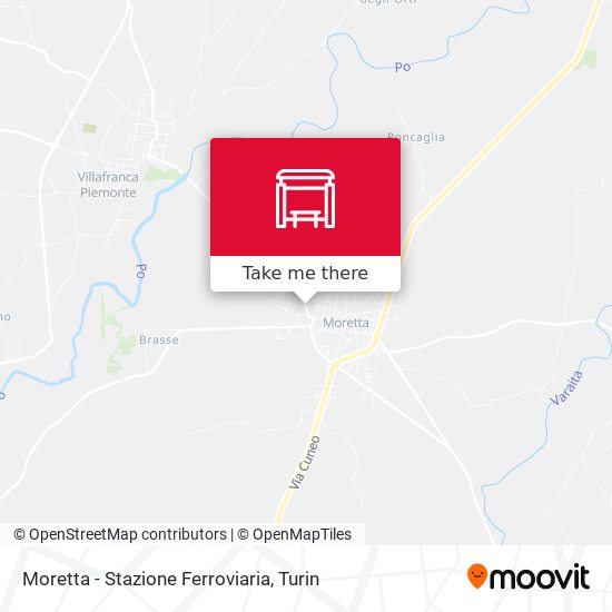 Moretta - Stazione Ferroviaria map