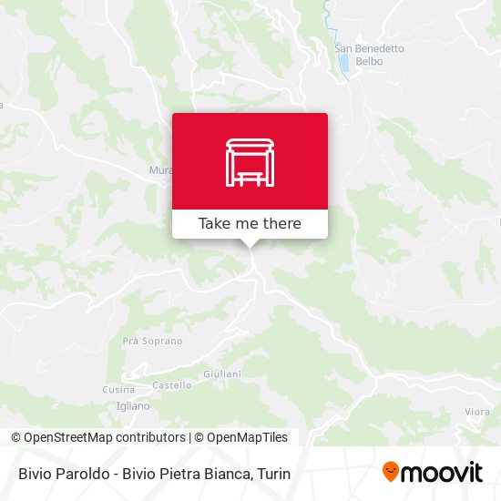 Bivio Paroldo - Bivio Pietra Bianca map