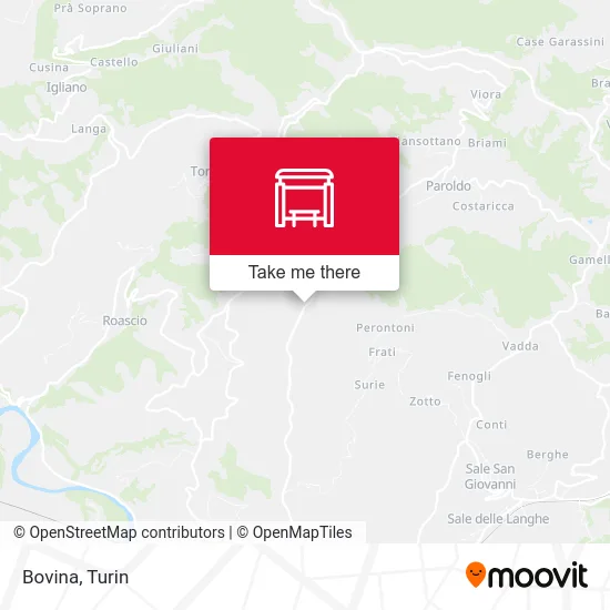 Bovina map