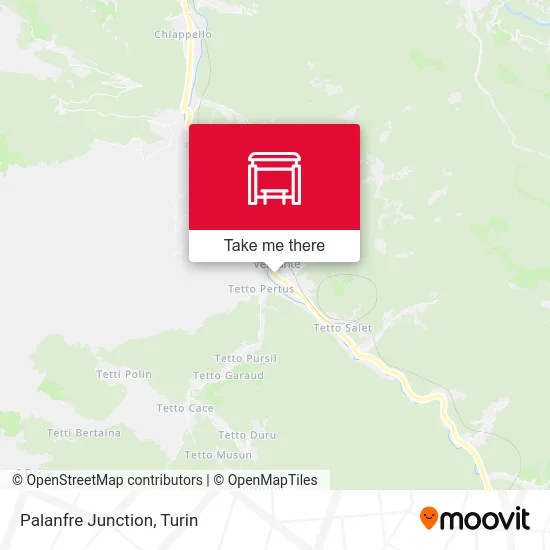 Palanfre Junction map