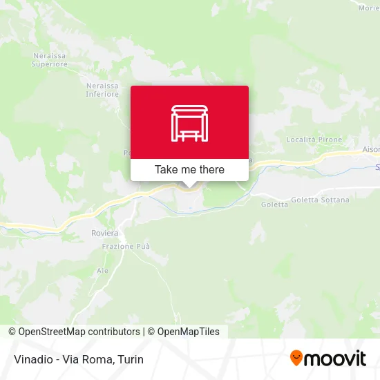 Vinadio - Via Roma map