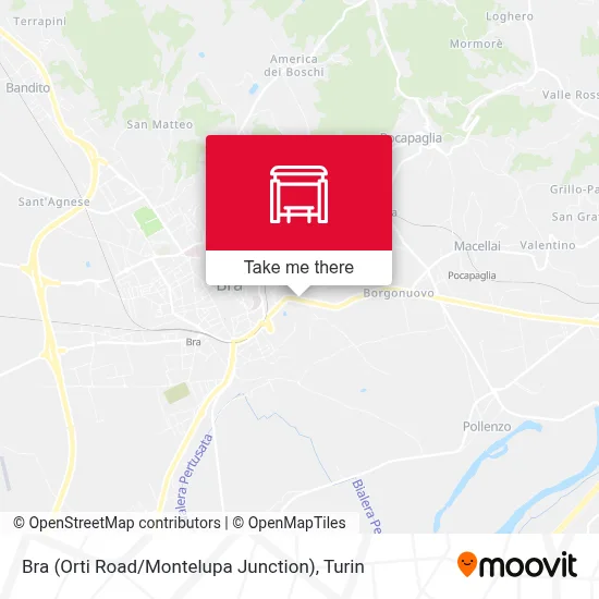 Bra (Orti Road / Montelupa Junction) map