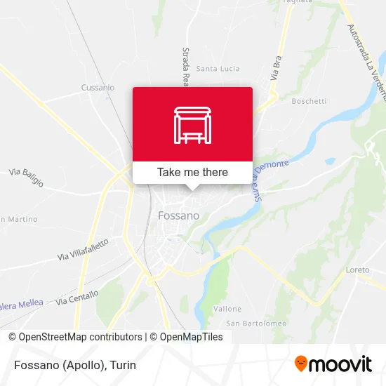 Fossano (Apollo) map