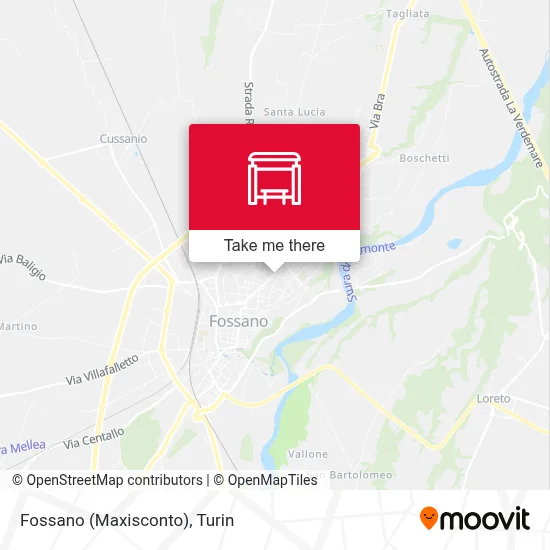 Fossano (Maxisconto) map