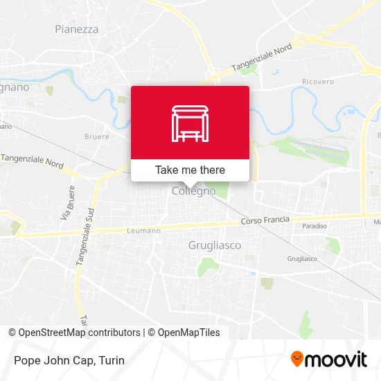 Pope John Cap map