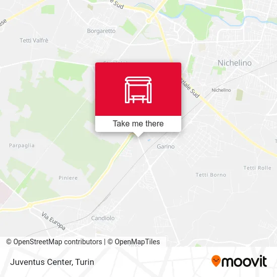 Juventus Center map