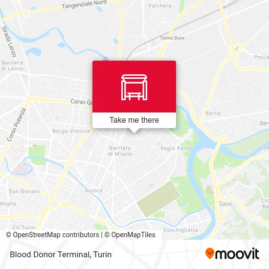 Blood Donor Terminal map
