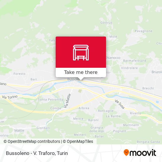 Bussoleno - V. Traforo map