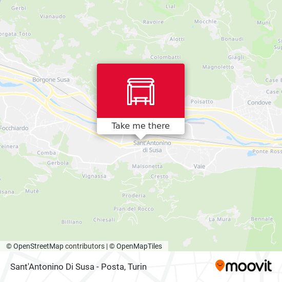 Sant'Antonino Di Susa - Posta map