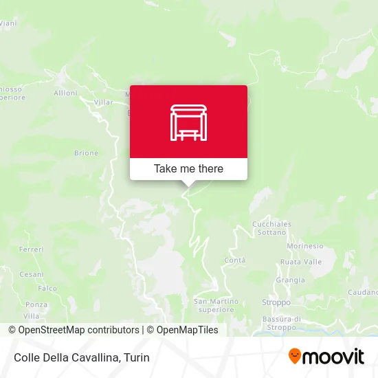 Colle Della Cavallina map