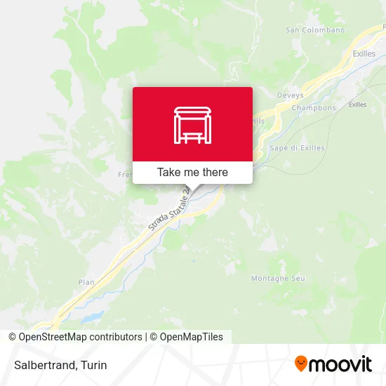 Salbertrand map