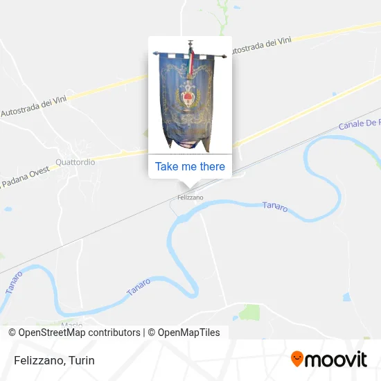 Felizzano map