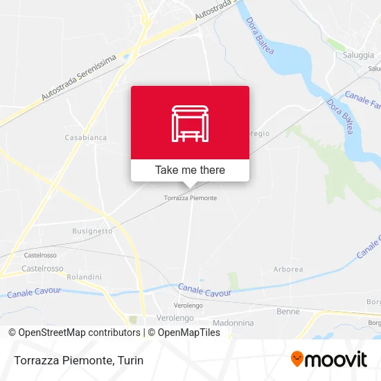 Torrazza Piemonte map