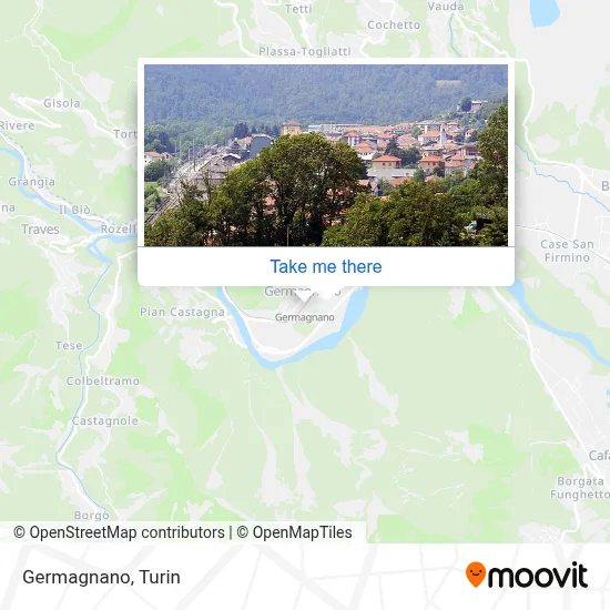 Germagnano map