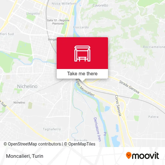 Moncalieri map