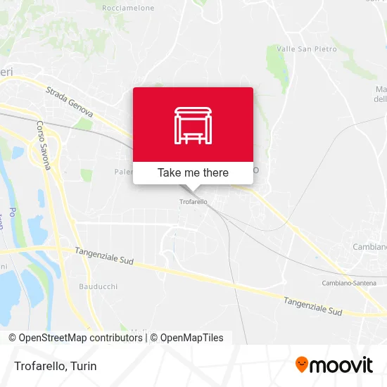 Trofarello map