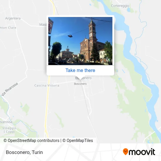 Bosconero map