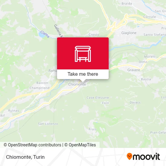 Chiomonte map