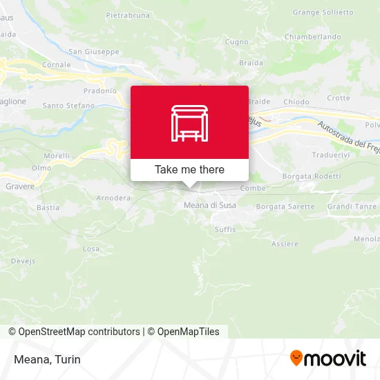 Meana map