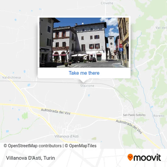 Villanova D'Asti map