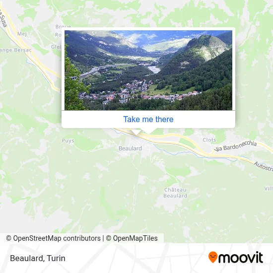 Beaulard map