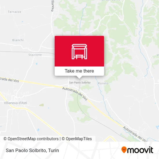 San Paolo Solbrito map