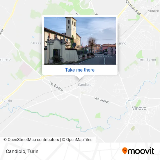 Candiolo map