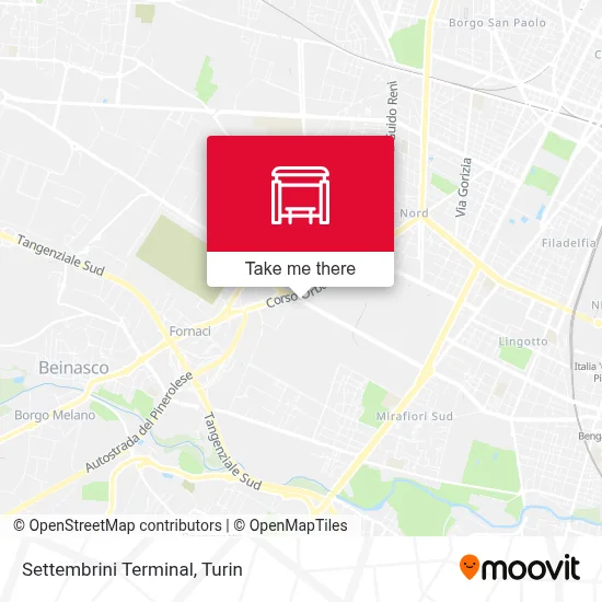 Settembrini Terminal map