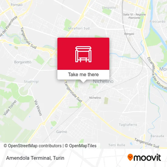 Amendola Terminal map