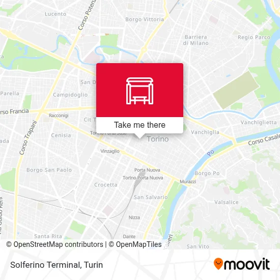 Solferino Terminal map