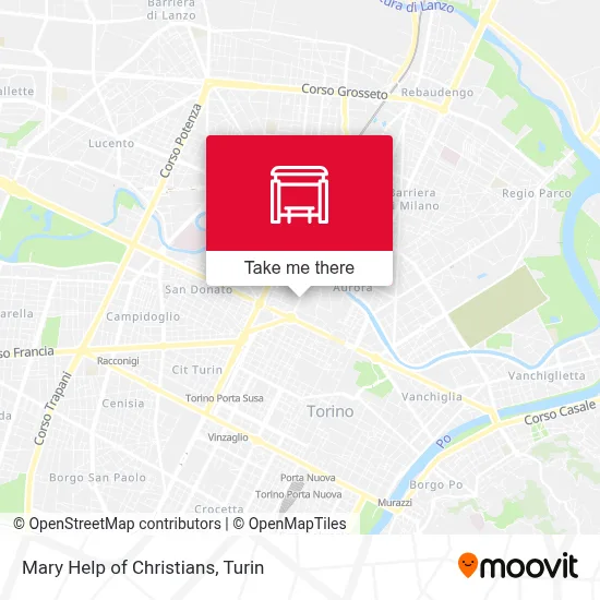 Mary Help of Christians map