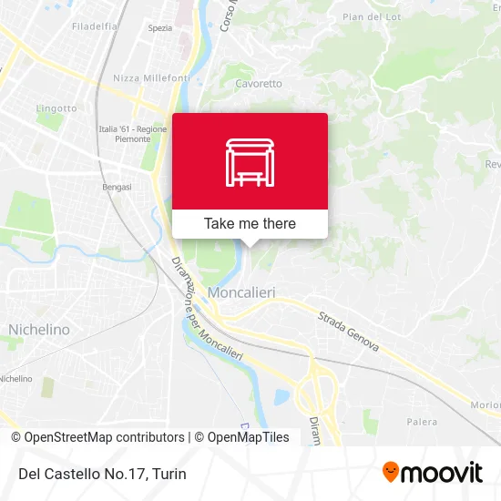 Del Castello No.17 map