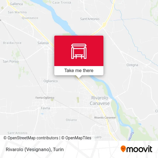 Rivarolo (Vesignano) map